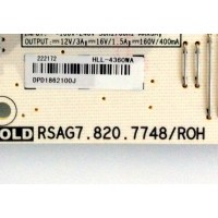 KIT DE TARJETAS TV HISENSE  / MAIN 231575 RSAG7.820.8252/ROH / T-CON EATDJ6E13  E222034 / FUENTE 222172 RSAG7.820.7748/ROH / PANEL HD500S1U01\S0\GM\ROH / MODELO 50R6E R50G1815